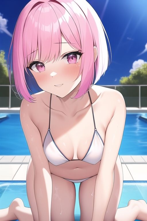 サンプル画像4:ヒロイン系美女、性癖解放羞恥水着編(山下さくら) [d_261475]