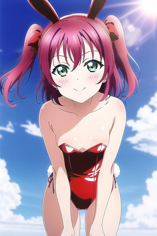 サンプル画像6:ラ○ライブ！サンシャイン！！CG集 黒○ルビィ（バニーガール） R-18あり(メンダコ) [d_261534]