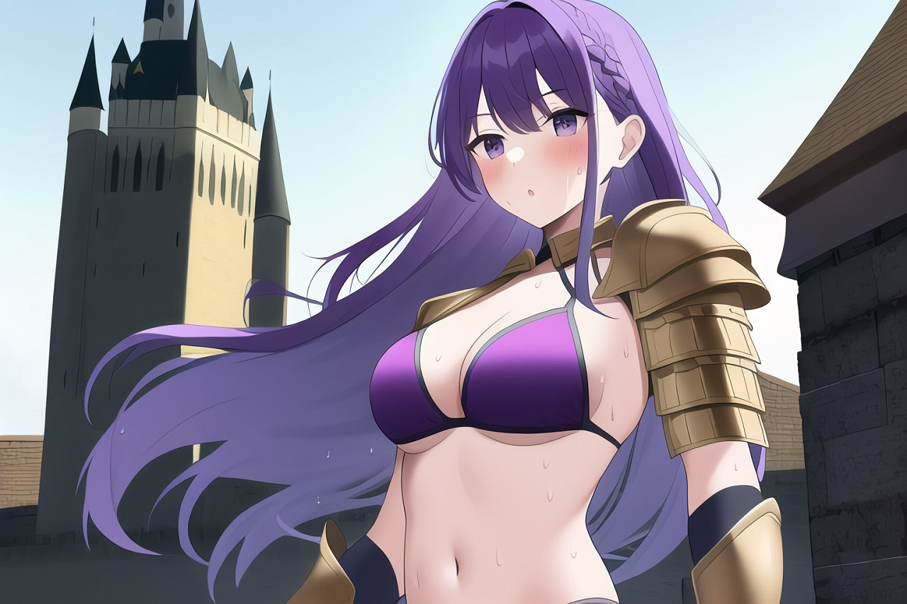 サンプル画像3:戦士の女の子 Vol.1(ありす工房) [d_262124]