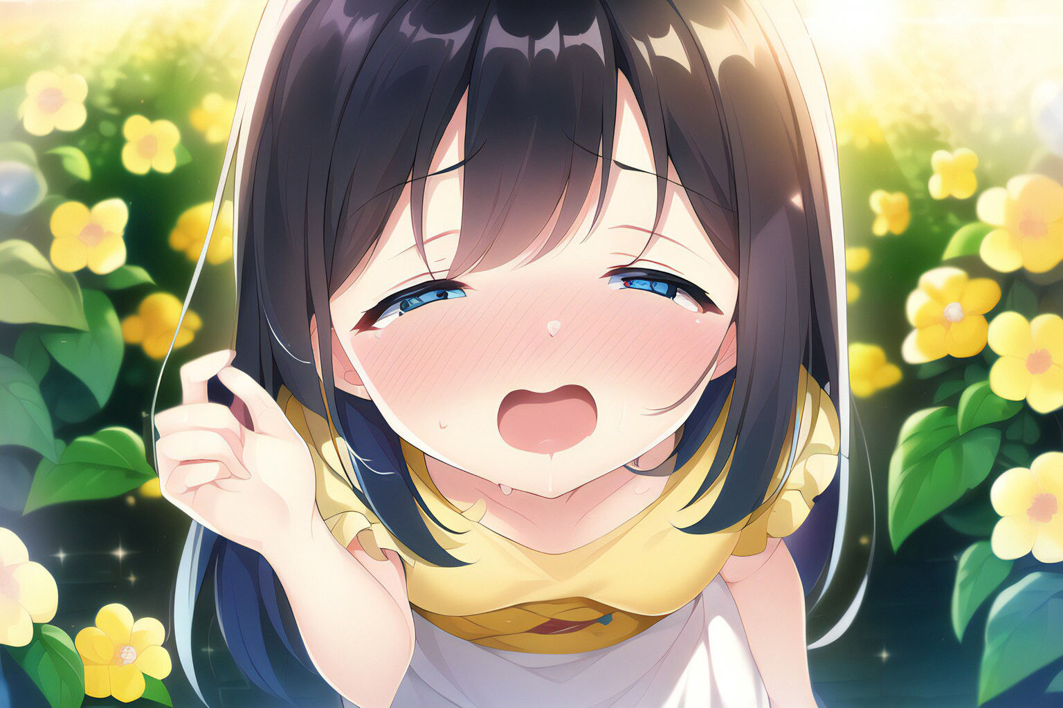 サンプル画像1:【くしゃみ・姉妹百合】『妹のくしゃみをおがみたい（日常編）』(くしゃみフェチ専門店) [d_262141]