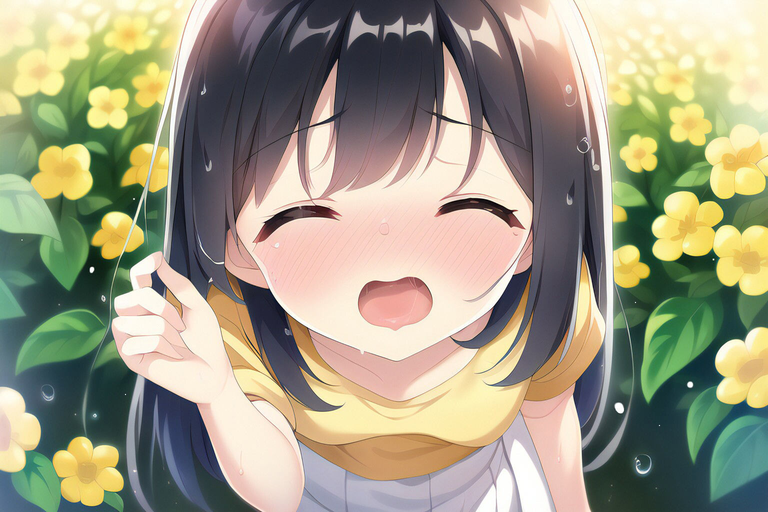 サンプル画像2:【くしゃみ・姉妹百合】『妹のくしゃみをおがみたい（日常編）』(くしゃみフェチ専門店) [d_262141]