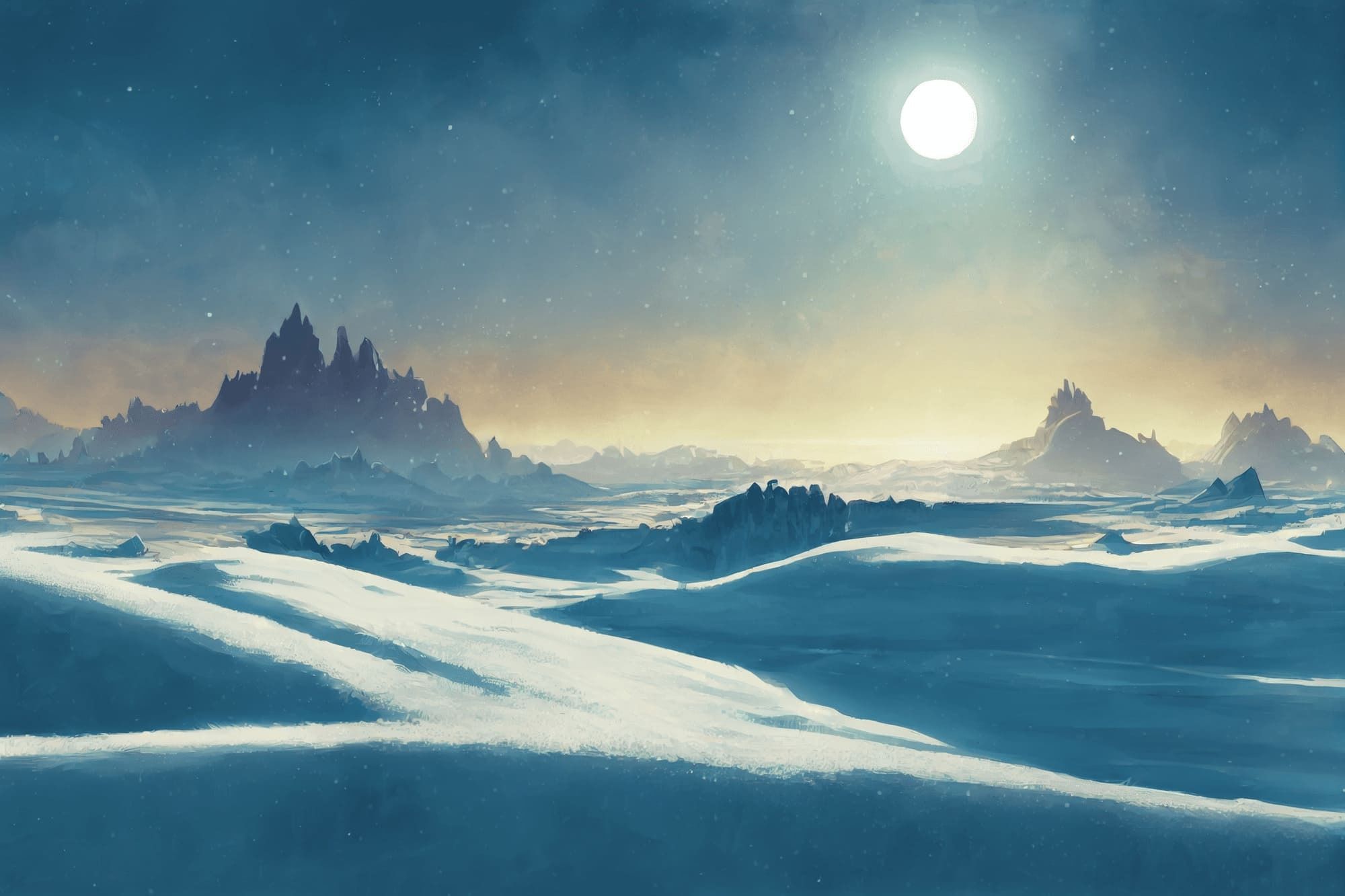 サンプル画像5:【雪の世界、雪国系背景】著作権フリーの高解像度画像（100枚）(Game Material Store) [d_262223]