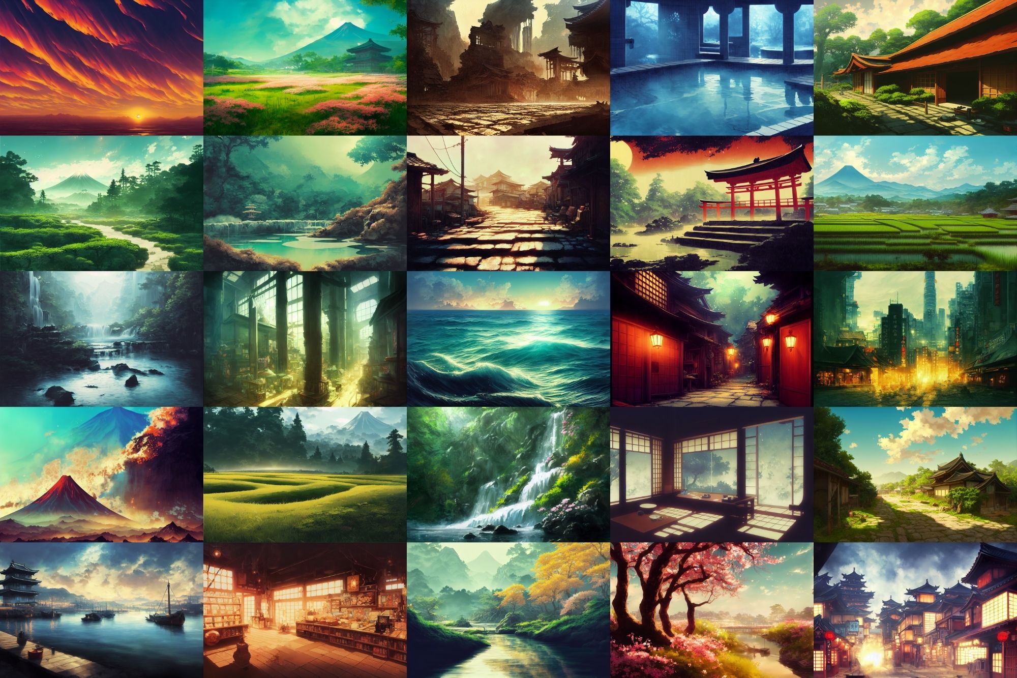 サンプル画像2:【日本、和風系背景】著作権フリーの高解像度画像（100枚）(Game Material Store) [d_262224]