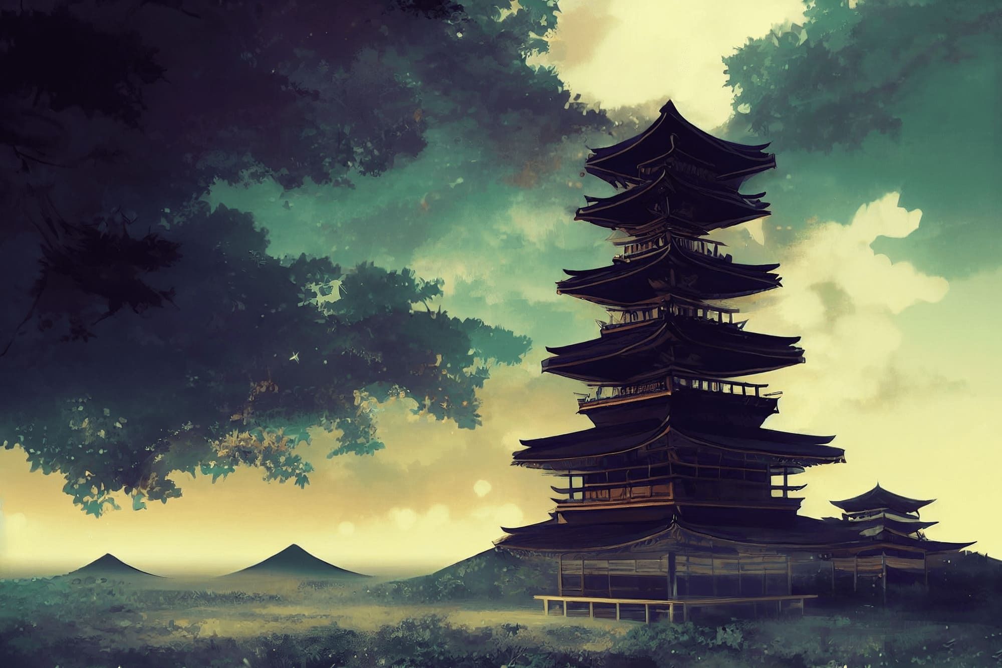 サンプル画像6:【日本、和風系背景】著作権フリーの高解像度画像（100枚）(Game Material Store) [d_262224]