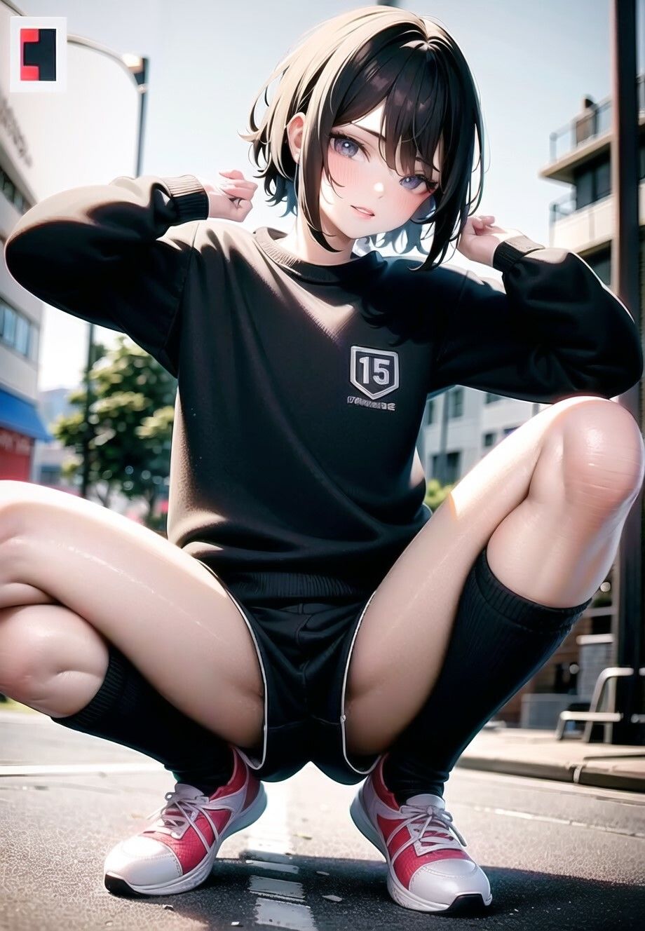 サンプル画像3:【超高画質 作品数約130枚以上！】クール系スポーティクラスメイトがエッチに変わるまで(Nature lover) [d_262284]