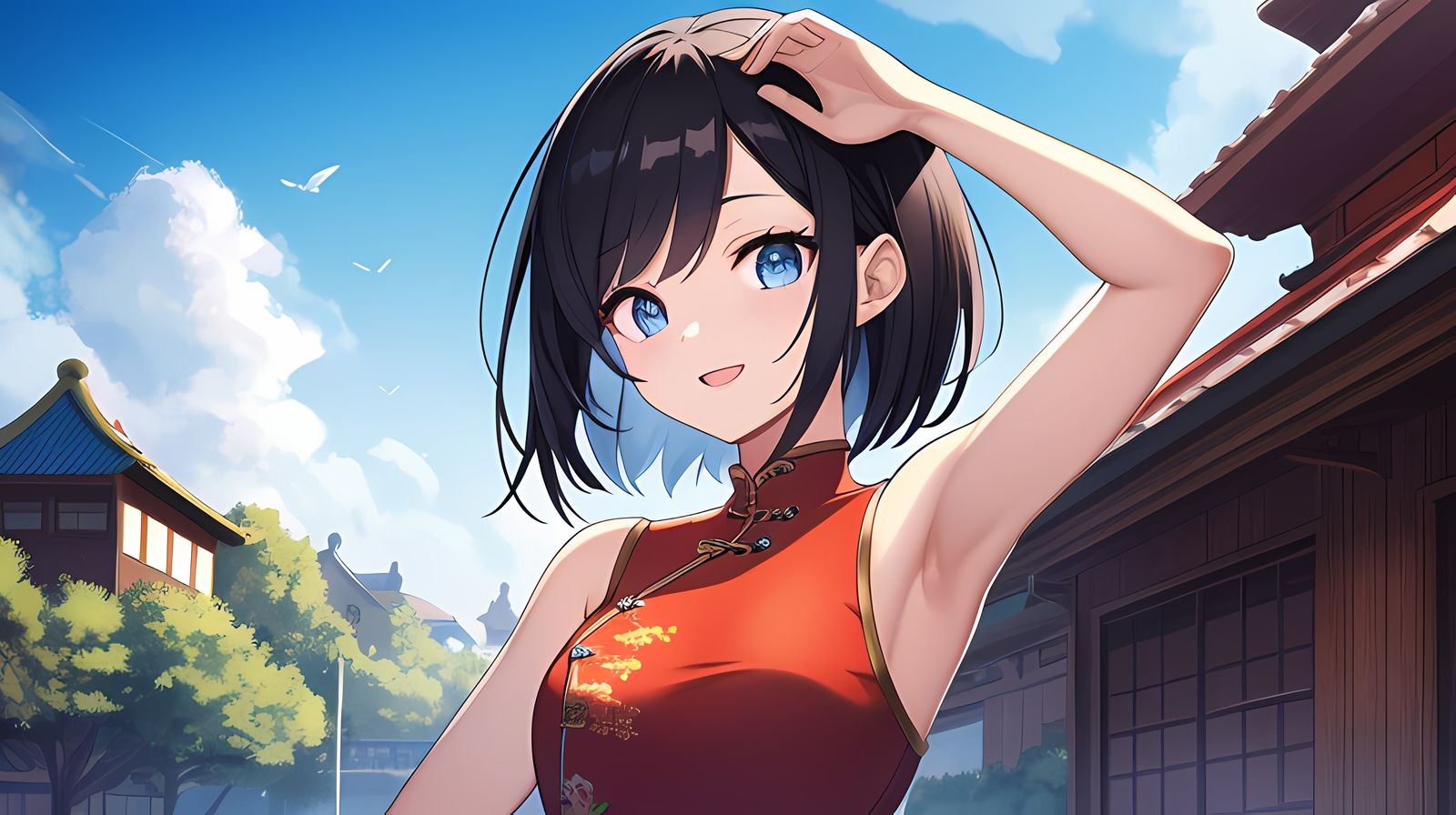 サンプル画像2:わきびより 黒髪ちゃん編(マシュマロ ぶれ〜ど) [d_262285]