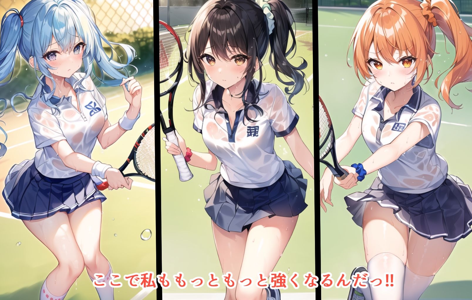 サンプル画像3:全国有名テニス少女 催●輪●合宿(ここに病院を建てよう) [d_262294]