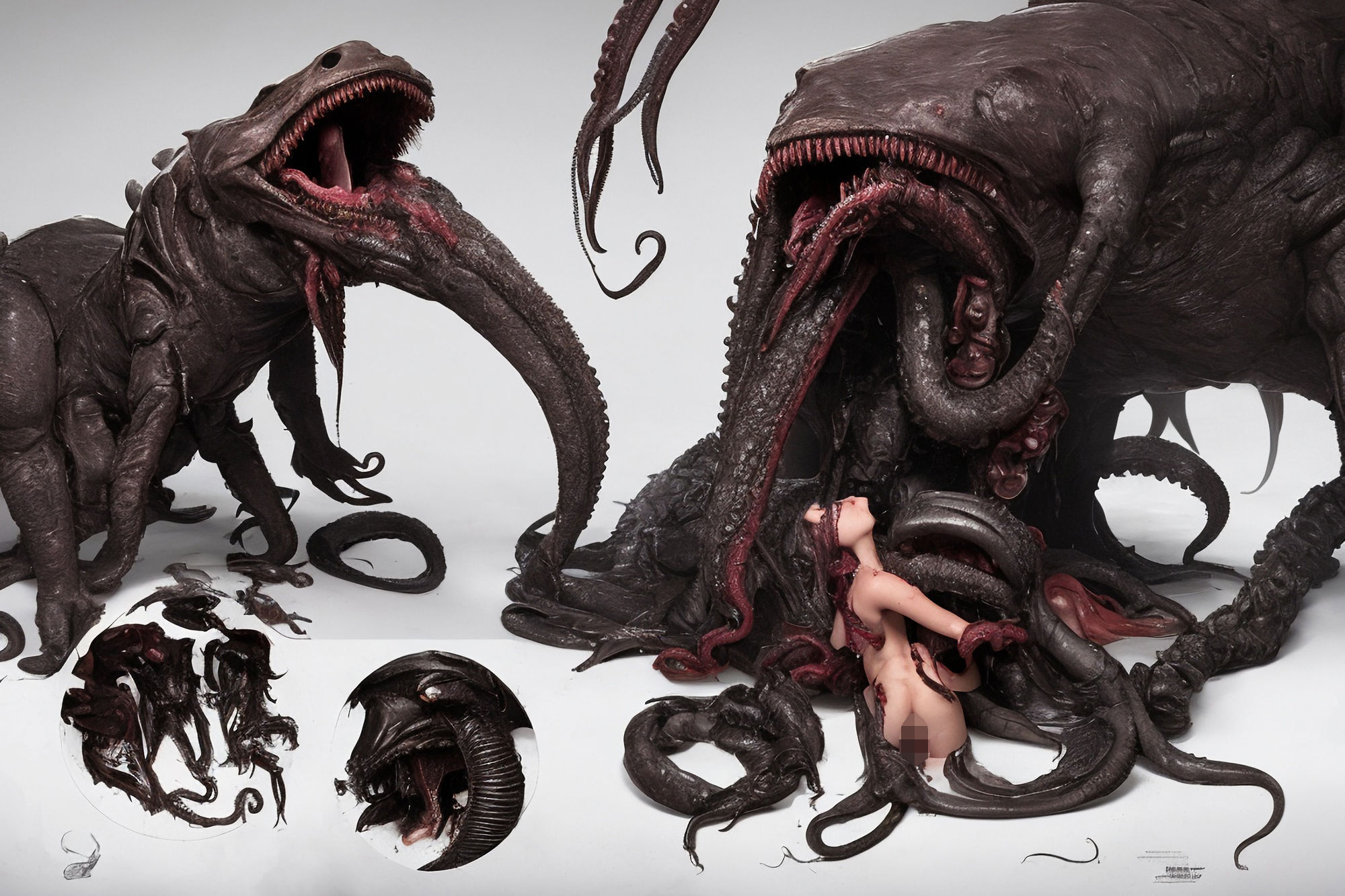 サンプル画像4:地獄のクリーチャー画像集(ハーゼの記録) [d_262328]