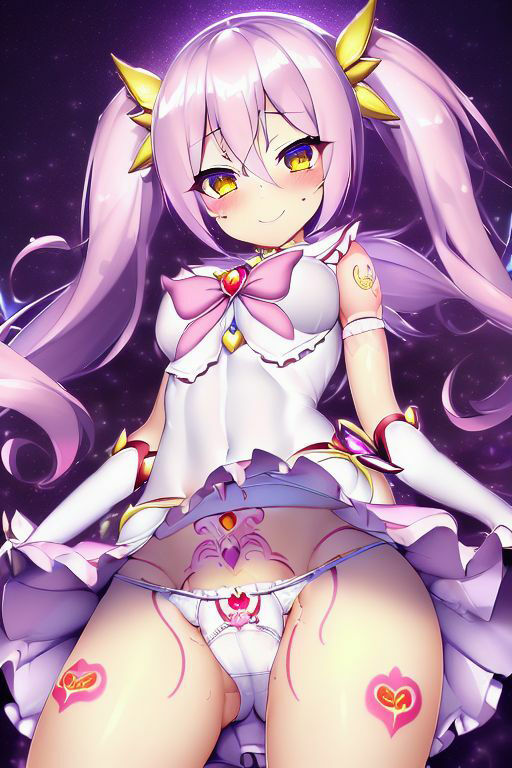 サンプル画像4:淫紋魔法少女のエッチな夜1(AI幻想庭園) [d_262386]