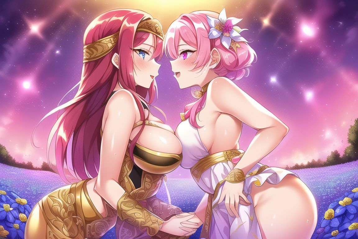 サンプル画像1:ピンクで淫乱なヒロインたち(催●スマホの淫魔) [d_262388]