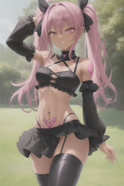 サンプル画像5:スマホアプリで〇リを強●悪堕ち魔法少女化(AI堕ちランド) [d_262463]