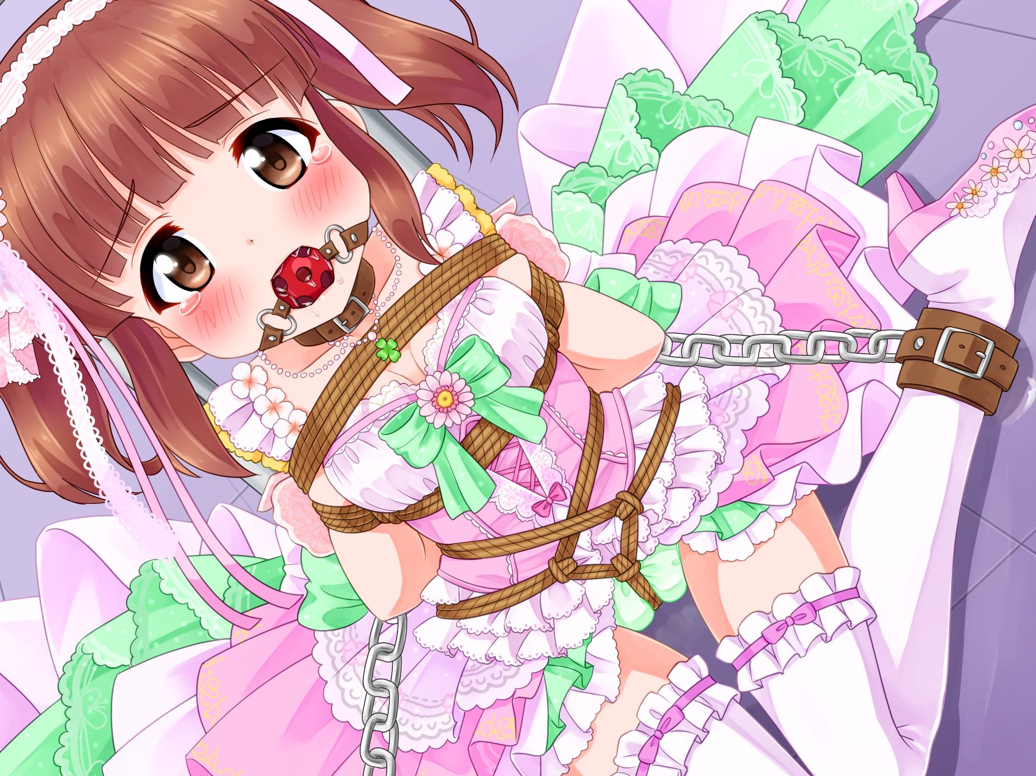 サンプル画像3:着衣緊縛CG集 なわのかなた 2020(村雲茶屋) [d_262485]