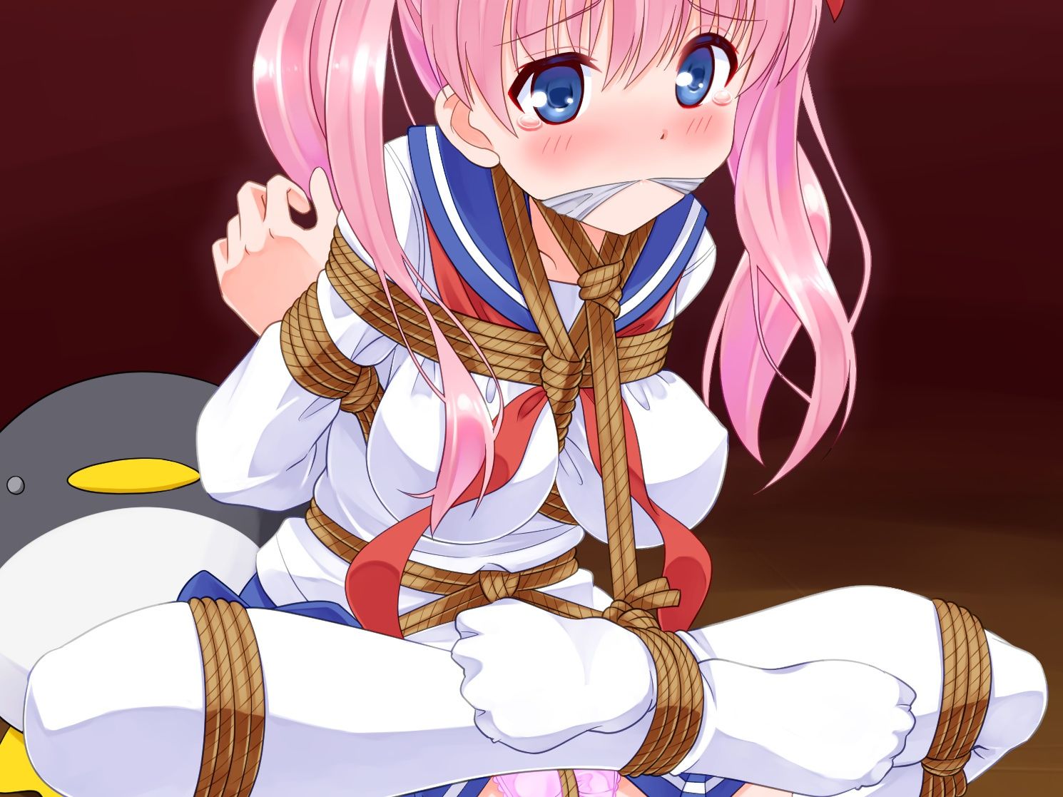 サンプル画像4:着衣緊縛CG集 なわのかなた 2020(村雲茶屋) [d_262485]