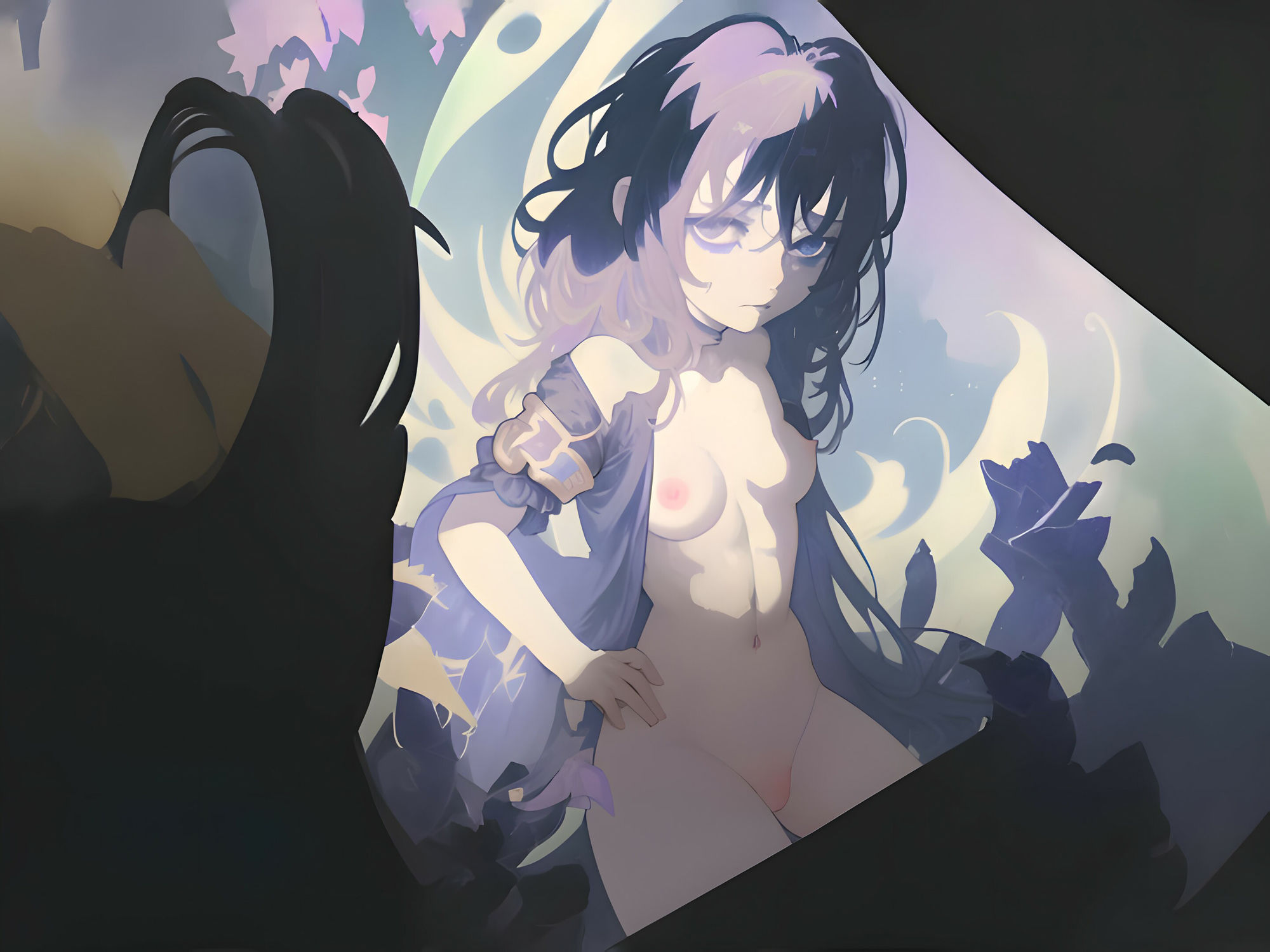 サンプル画像2:【微エロ・ヌード】 色彩光る影のある少女たちをイメージしたオムニバスCG集(Alterna Kuma) [d_262572]