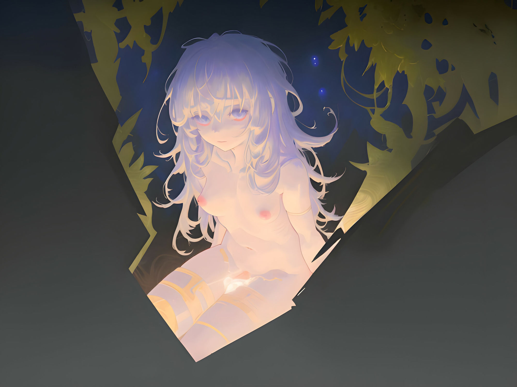 サンプル画像3:【微エロ・ヌード】 色彩光る影のある少女たちをイメージしたオムニバスCG集(Alterna Kuma) [d_262572]