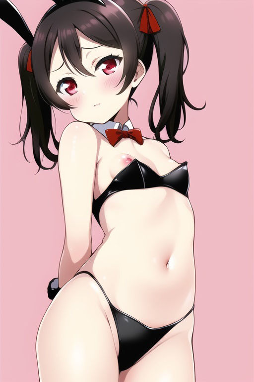 サンプル画像2:ラ○ライブ！CG集 矢〇にこ（バニーガール） R-18あり(メンダコ) [d_262630]