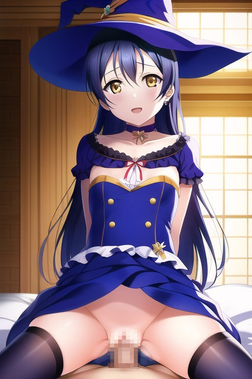 サンプル画像1:ラ○ライブ！CG集 園〇海未（魔女コス） R-18あり(メンダコ) [d_262719]