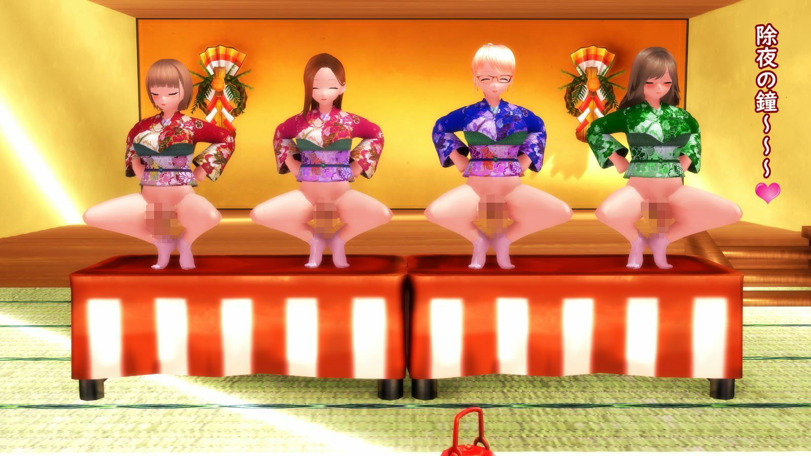 サンプル画像3:【ふたなり淫語】チンプラガールズのふたなり宴会芸（通常版）(JOKERのアトリエ) [d_262871]