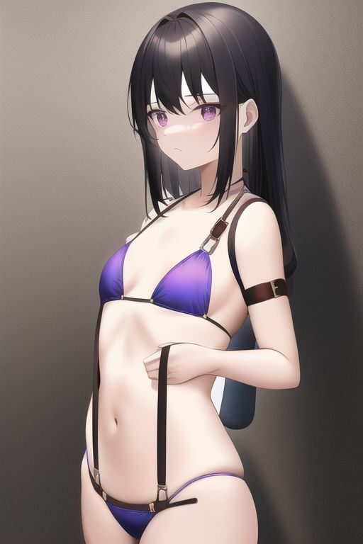 サンプル画像2:美少女のハーネス水着(夢海ルナ) [d_263352]