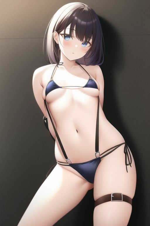 サンプル画像3:美少女のハーネス水着(夢海ルナ) [d_263352]