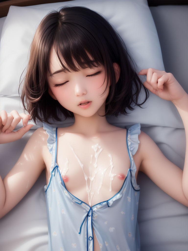 サンプル画像1:寝てる娘にかけてみた2(みみた産業) [d_263396]