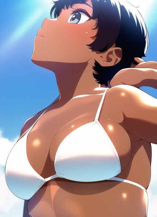 サンプル画像2:日焼け女子校生室見渚沙（姉）の日常1(データベースマン) [d_263595]