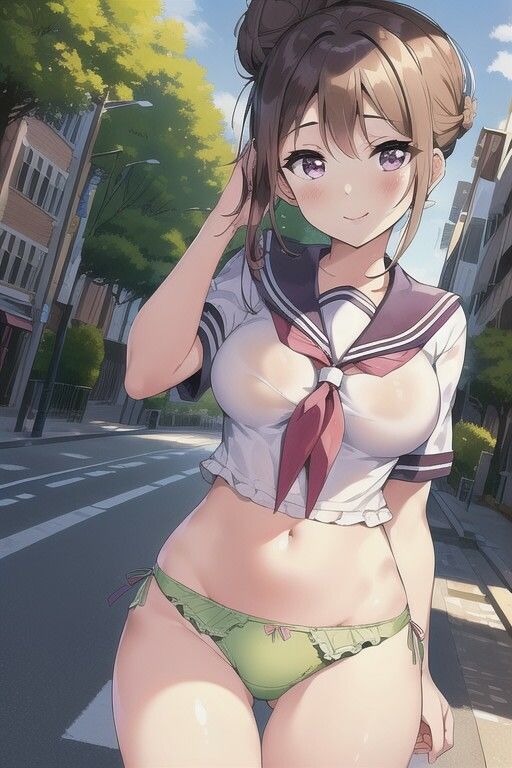 サンプル画像5:街撮りJKお姉さんのパンチラショット（182枚）(エロパンダ) [d_263744]