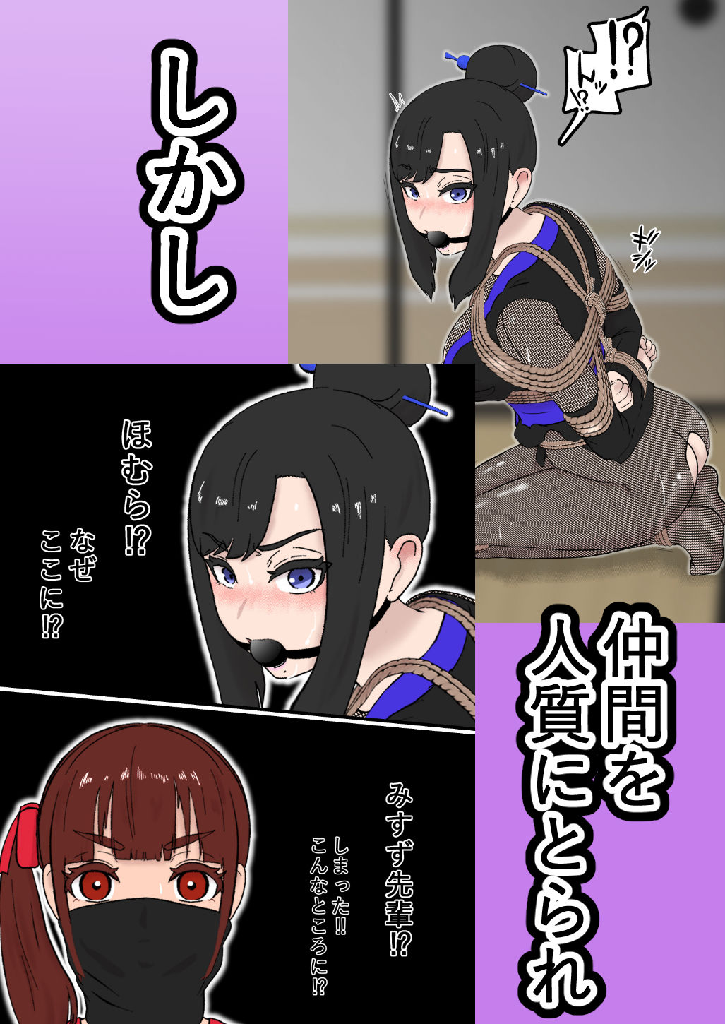 サンプル画像3:くノ一捕縛記録 その二(トンテン) [d_263842]