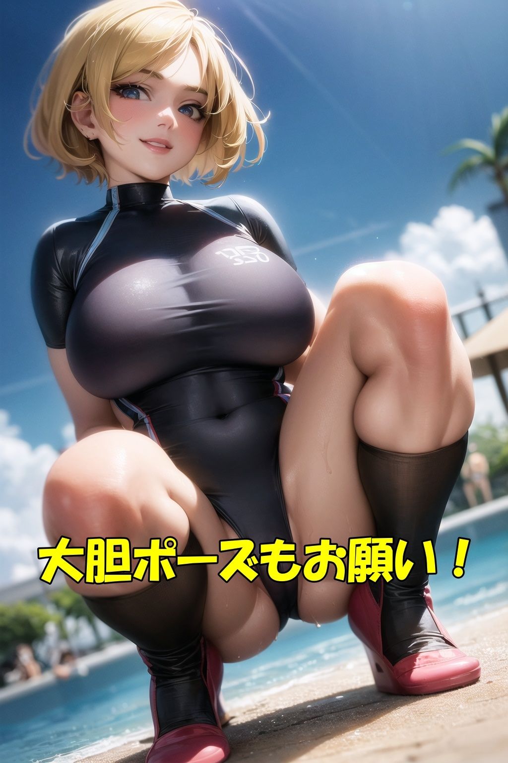 サンプル画像2:水着の美少女と…(Muze工房) [d_264058]