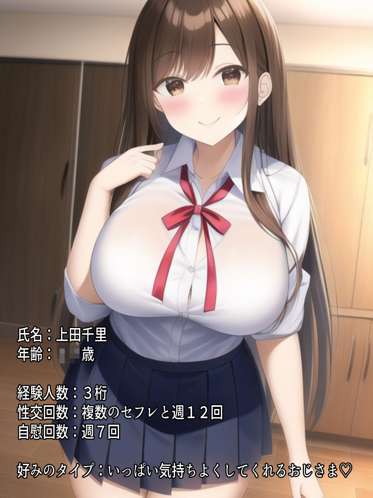 サンプル画像1:誘惑してくる2人のJK美少女達とイチャラブセックス性活(春風アイランド) [d_264372]