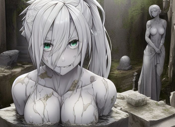 サンプル画像4:石化女性画像集1〜100(精神凌●) [d_264462]