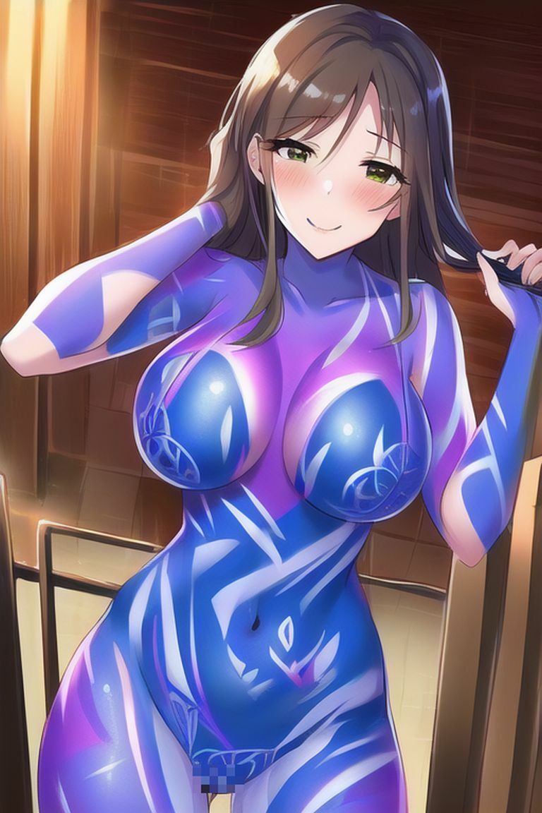 サンプル画像2:女だけボディペイントしていい日(催●スマホの淫魔) [d_264480]