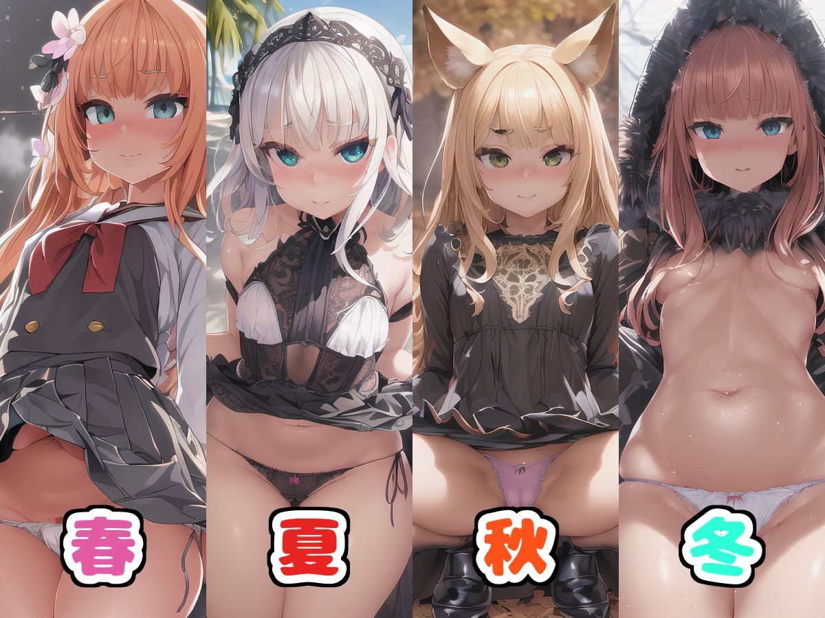 サンプル画像1:美少女おパンツ日めくりカレンダー -ロリっ子からケモミミまで！ありとあらゆる女の子たちにおパンツを見せてもらいたい！(ついぞや、何もなしえることはなかった。) [d_264487]