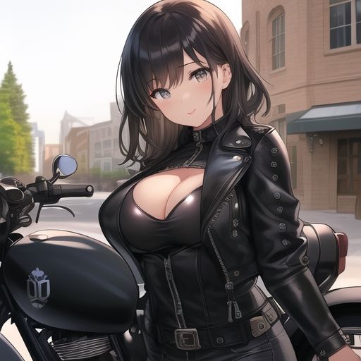 サンプル画像1:【つやつや質感】バイク乗りのピチピチスーツお姉さん達(からくりや) [d_264515]