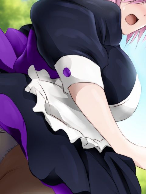 サンプル画像1:メイドマ○ュと風のいたずら(ミックス ステーション) [d_264582]