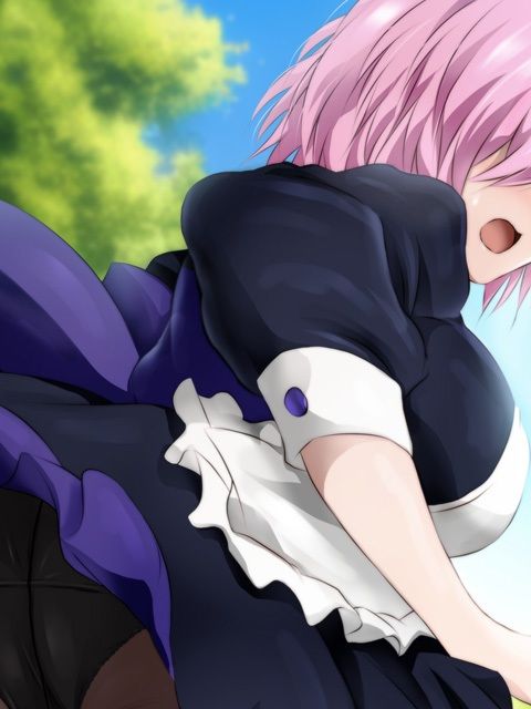 サンプル画像6:メイドマ○ュと風のいたずら(ミックス ステーション) [d_264582]