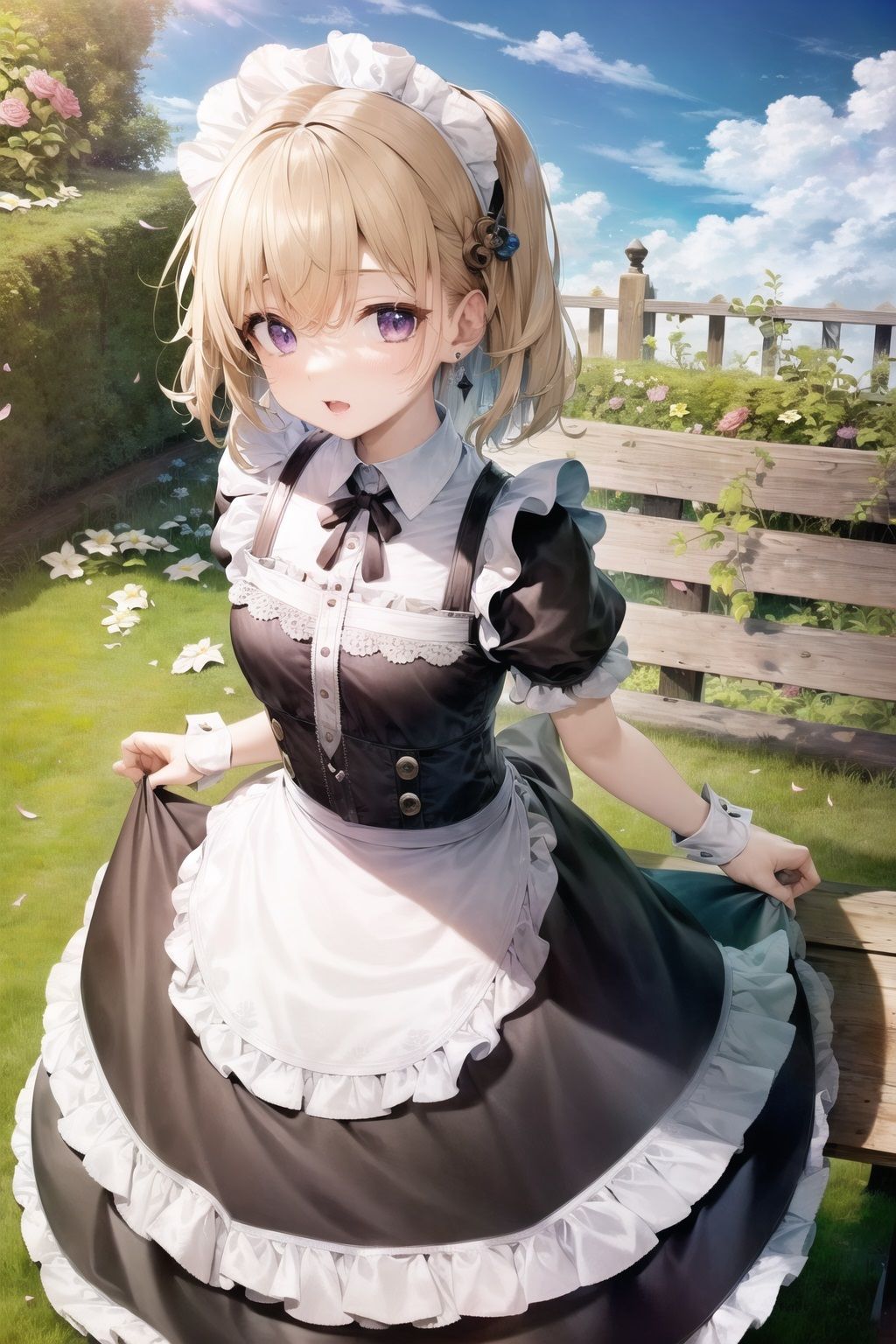 サンプル画像2:幼馴染淫乱メイドとの乱れた生活(omouu) [d_264585]