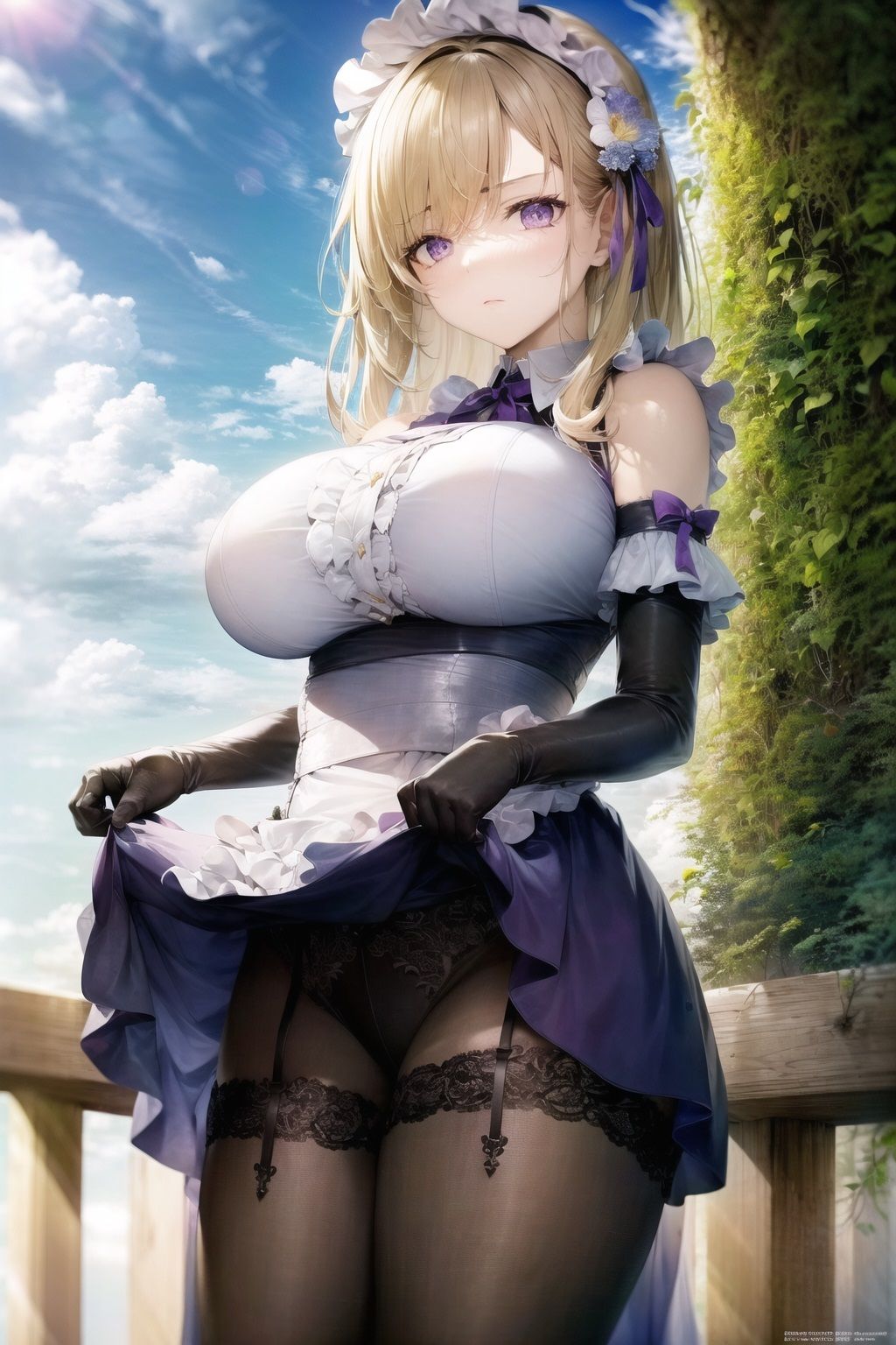 サンプル画像6:幼馴染淫乱メイドとの乱れた生活(omouu) [d_264585]