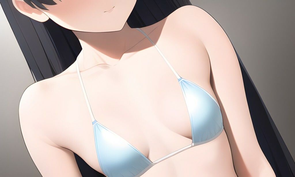 サンプル画像5:フェチコレ ガーターベルトバニー＋ブラパンツ＋ちっぱいおっぱい＋まな板おっぱい＋貧乳マイクロビキニ(人工美少女製作所) [d_264654]