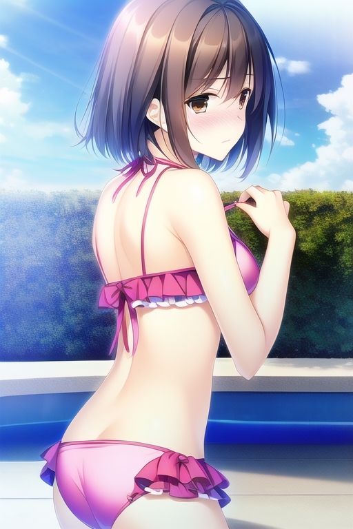 サンプル画像2:アイドル級茶髪美女、写真集的水着集Vol.2(白雪くるみ) [d_264704]