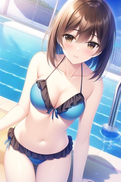 サンプル画像4:アイドル級茶髪美女、写真集的水着集Vol.2(白雪くるみ) [d_264704]