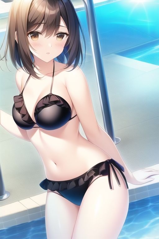 サンプル画像5:アイドル級茶髪美女、写真集的水着集Vol.2(白雪くるみ) [d_264704]