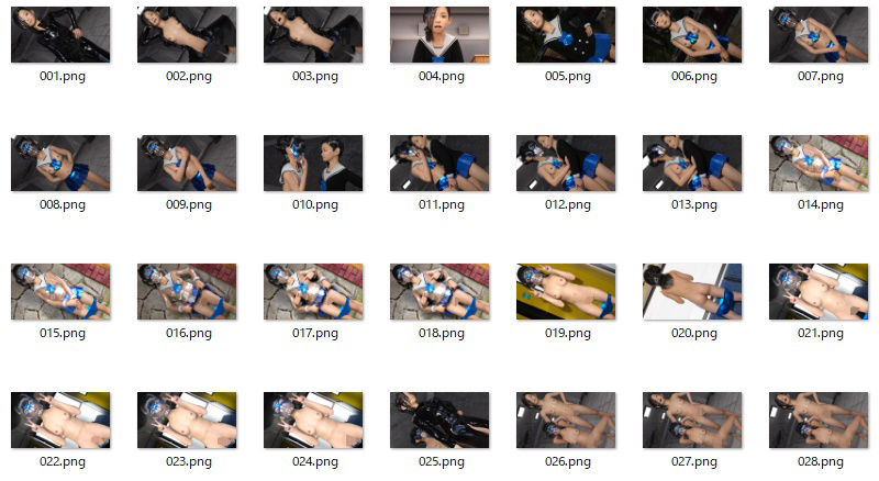 サンプル画像5:隣のクラスの露出狂に露出狂されたJK(光沢3Dっ娘クラブ) [d_264812]