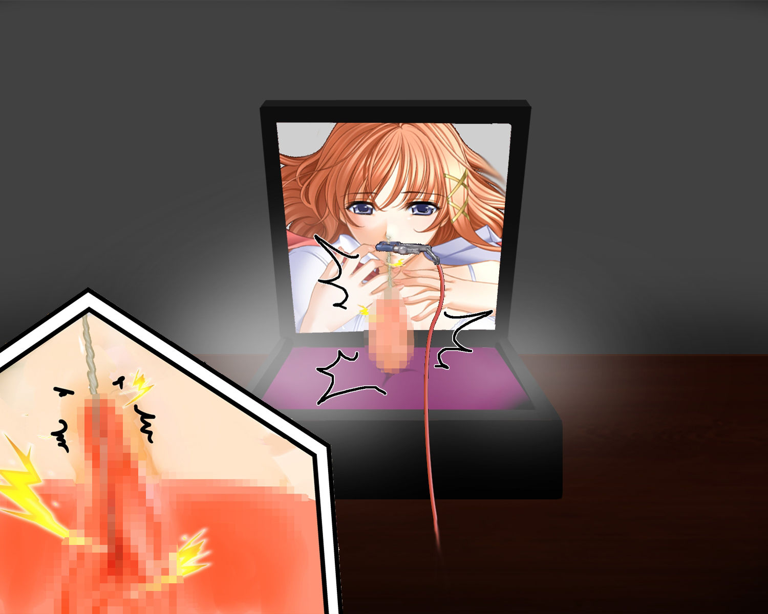 サンプル画像3:女子○生クリボックス化、レズ同級生に魔法や器具でクリトリスを弄り回される(淫乱テディベア) [d_264859]