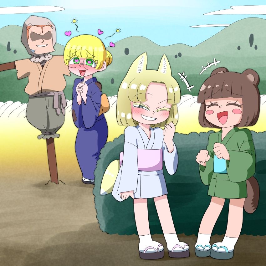 サンプル画像1:おふくとおきん 大人のためのすけべなアニメ絵本3(切傷甲) [d_264892]