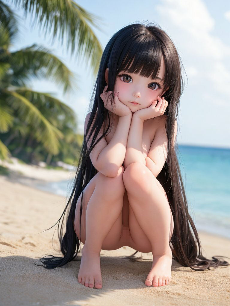 サンプル画像3:黒髪美少女 AIイラスト集(オニキス本舗) [d_264972]