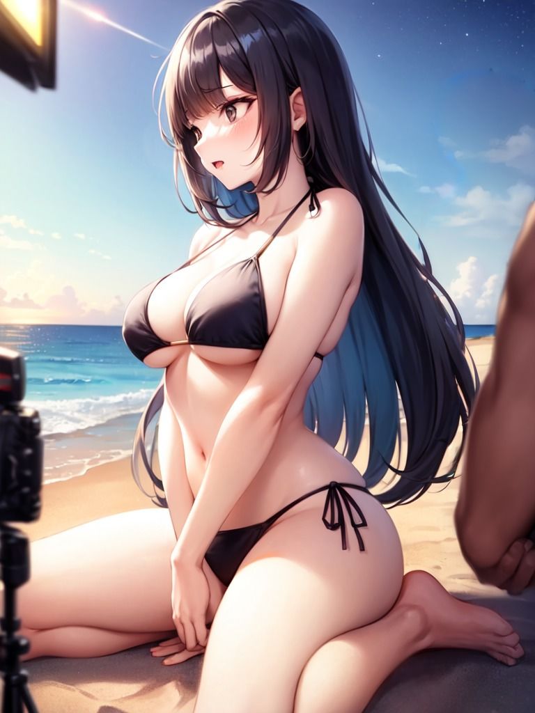 サンプル画像1:グラビア撮影中の少女が…(ぽりっしゅ本舗) [d_265031]