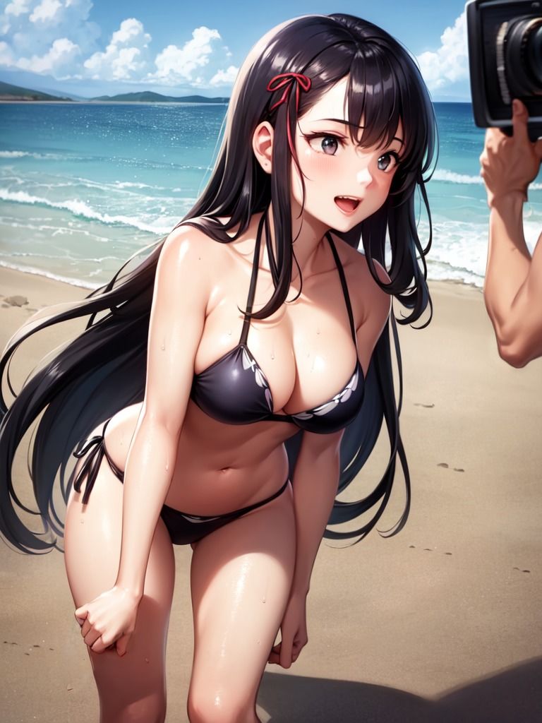 サンプル画像2:グラビア撮影中の少女が…(ぽりっしゅ本舗) [d_265031]