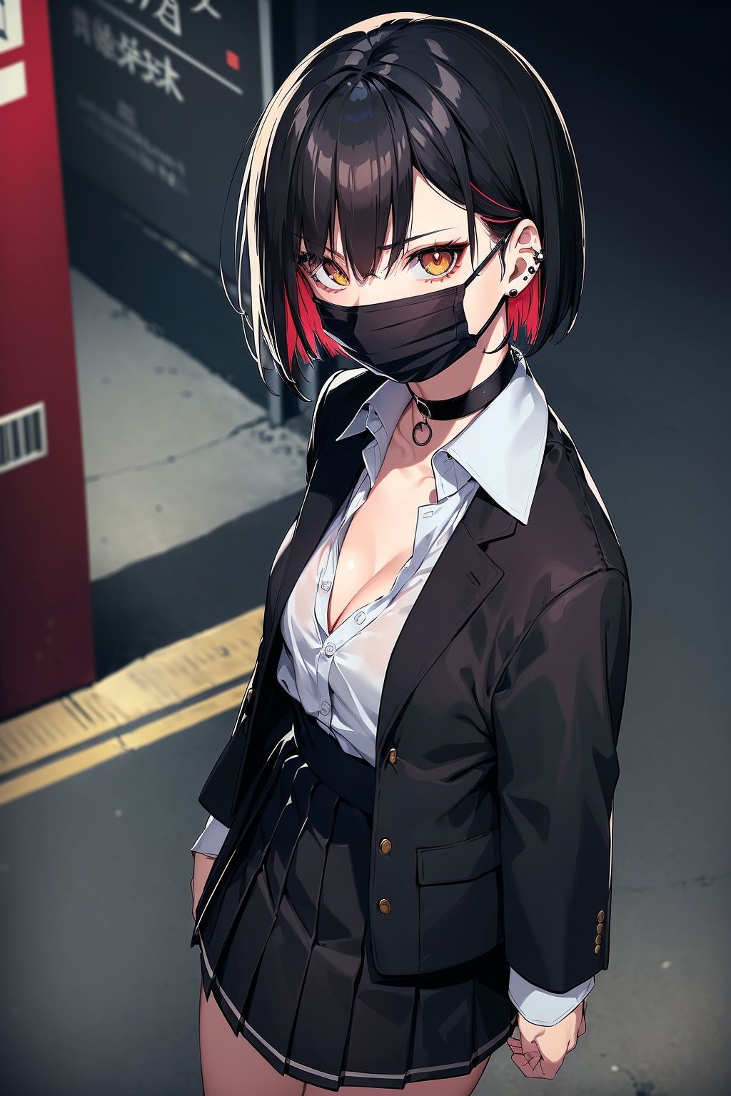 サンプル画像2:街で見かけた地雷系女子に土下座しておぱんつみせてもらった件(illuaスタジオ) [d_265188]