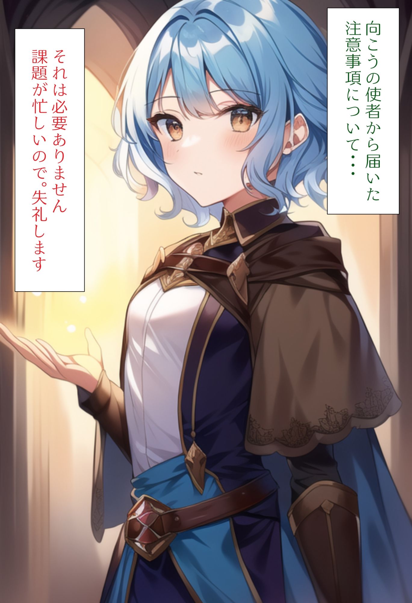 サンプル画像2:［AI生成イラストCG集］全裸で体験留学することに なった魔法学校生CG集(しそ) [d_265308]